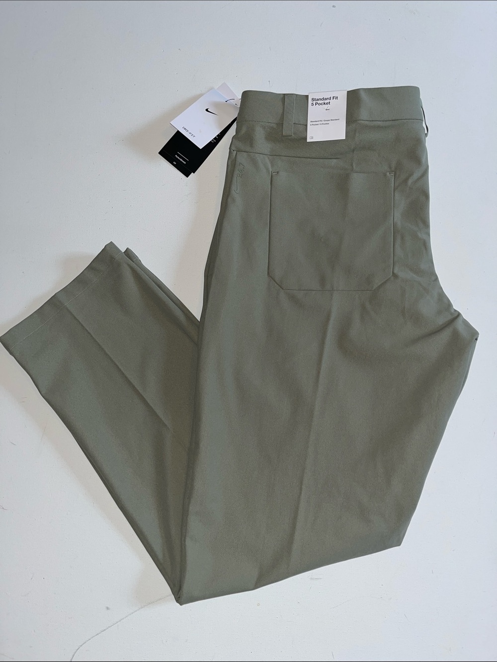 Nike 24.7 Perfect Stretch Pants Mens 36X32 36/32 Dri FIT  HQ6930 320 UV $125